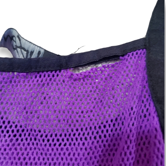 Lip Service Large Purple Mesh Tank Top - Picture 9 of 14